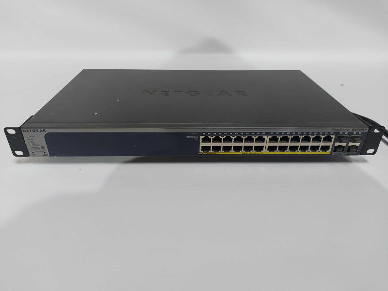 netgear 24x port gigabit smart switch PoE 4x SFP GS728TP  #