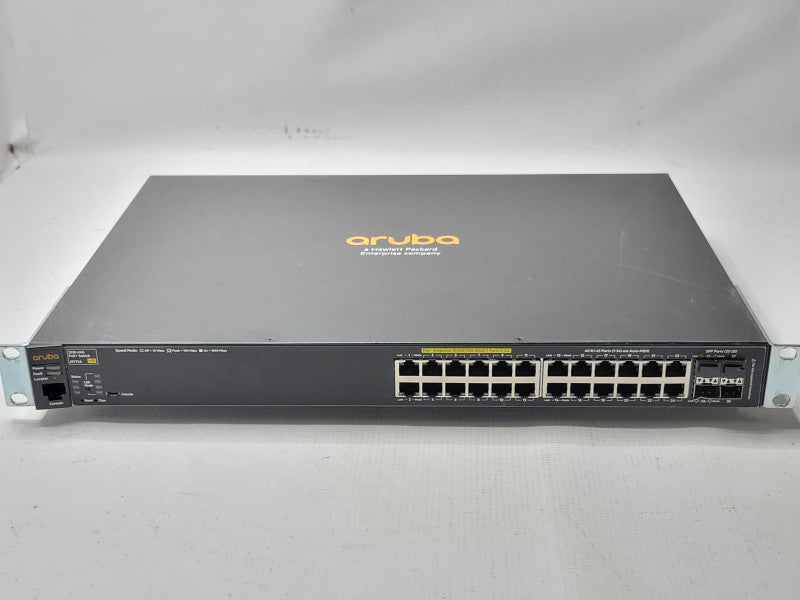HPE Aruba J9773A 24 Port Gigabit PoE+ Switch 2530-24G-PoE _
