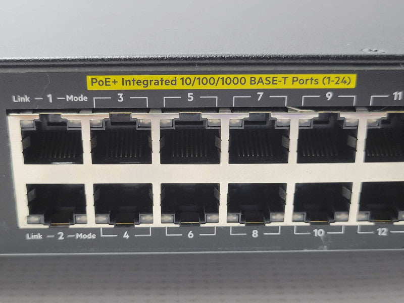 HPE Aruba J9773A 24 Port Gigabit PoE+ Switch 2530-24G-PoE _