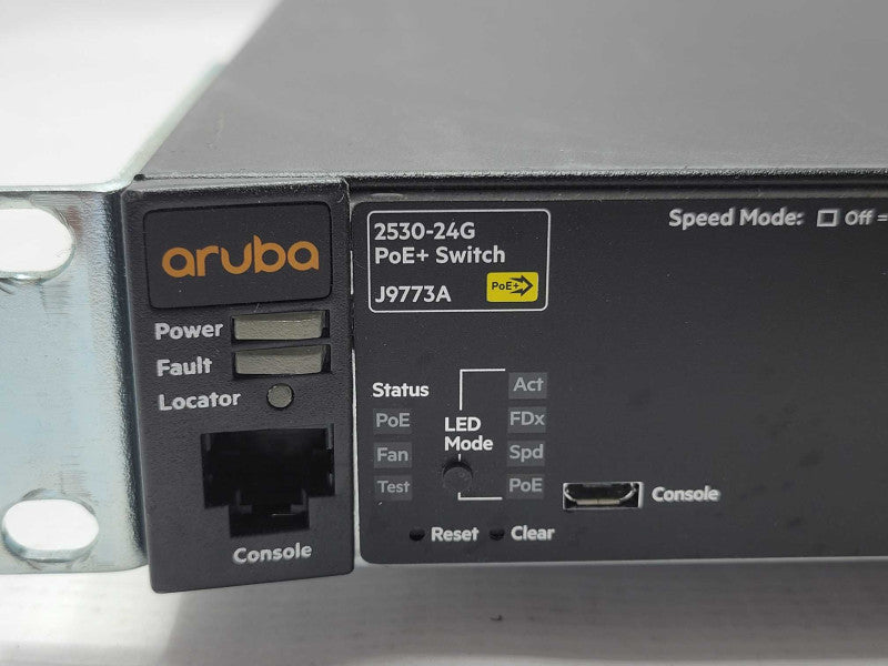 HPE Aruba J9773A 24 Port Gigabit PoE+ Switch 2530-24G-PoE _