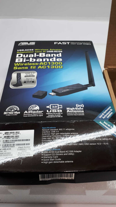 ASUS USB-AC56 Dual-band AC1300 USB 3.0 Wifi Adapter  &