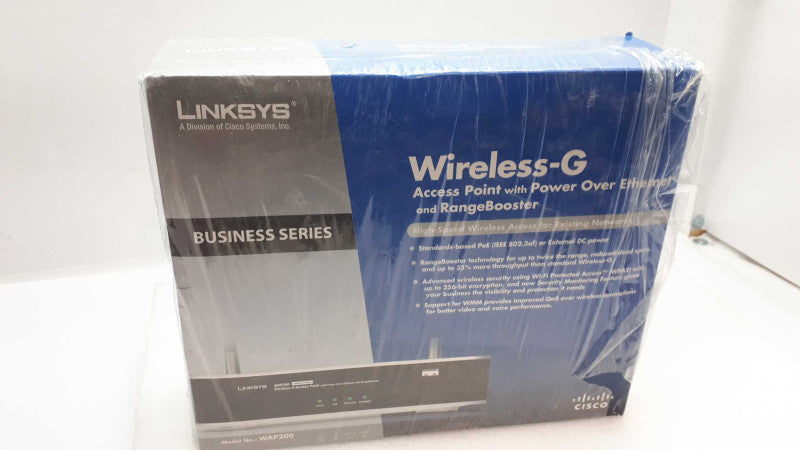 Linksy Business Series WAP200 Wireless-G High-Speed AP RangeBooster &