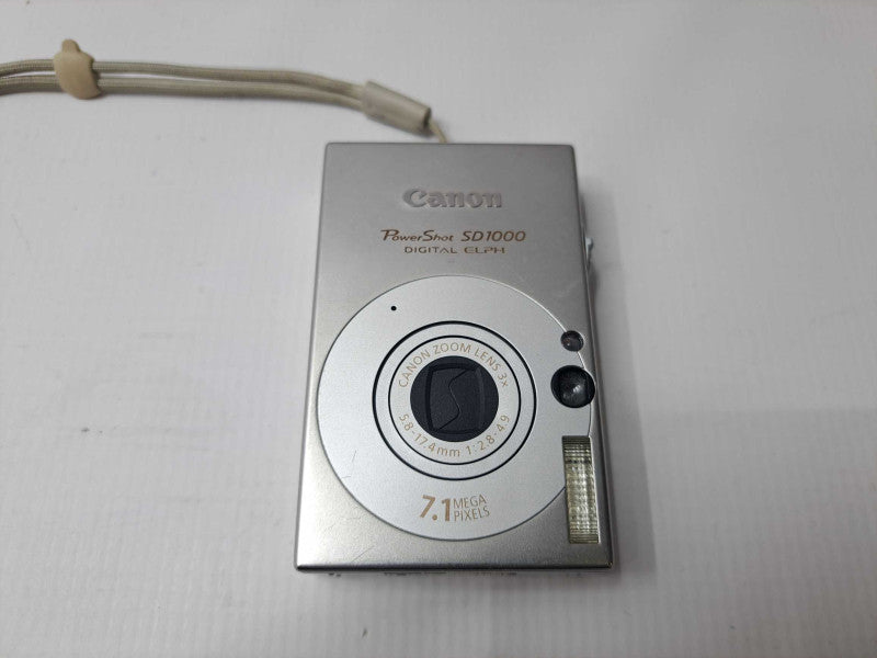 Canon Power Shot SD 1000 Digital ELPH 3X Zoom 7.1 Mega Pixels PC1228 )