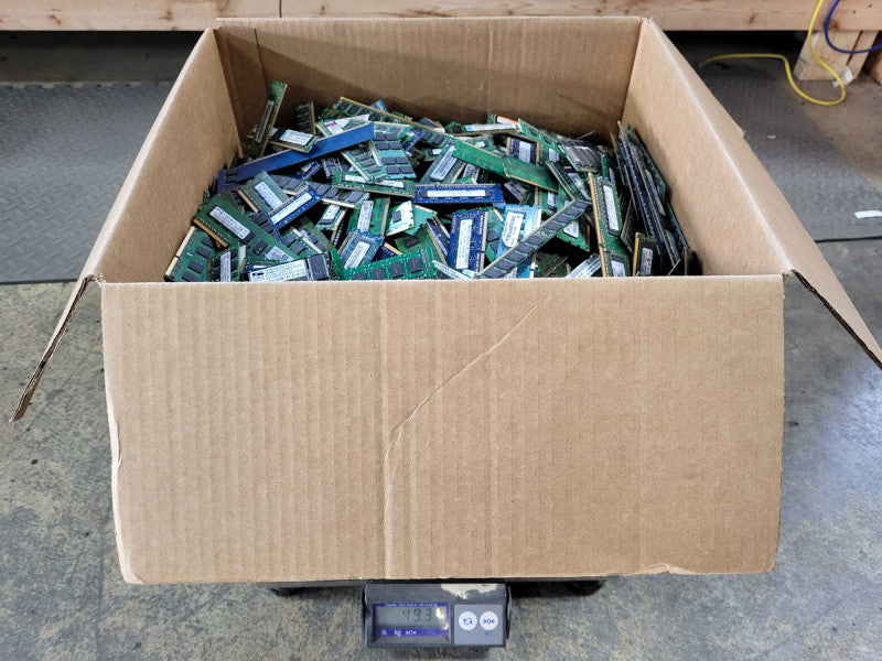 Scrap Non-Heat sink RAM/Memory 49.3lb/22.3KG AS-IS READ $