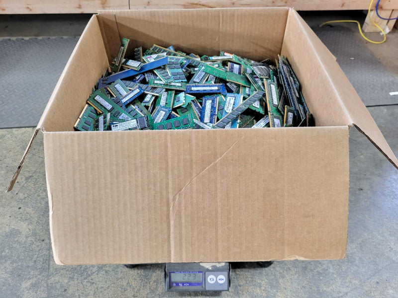 Scrap Non-Heat sink RAM/Memory 49.3lb/22.3KG AS-IS READ $