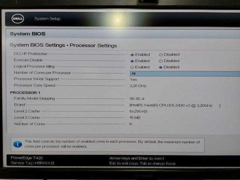 Dell Poweredge T420 Xeon E5-2420 V2 @ 2.20ghz / 12gb ram / S110 Raid #