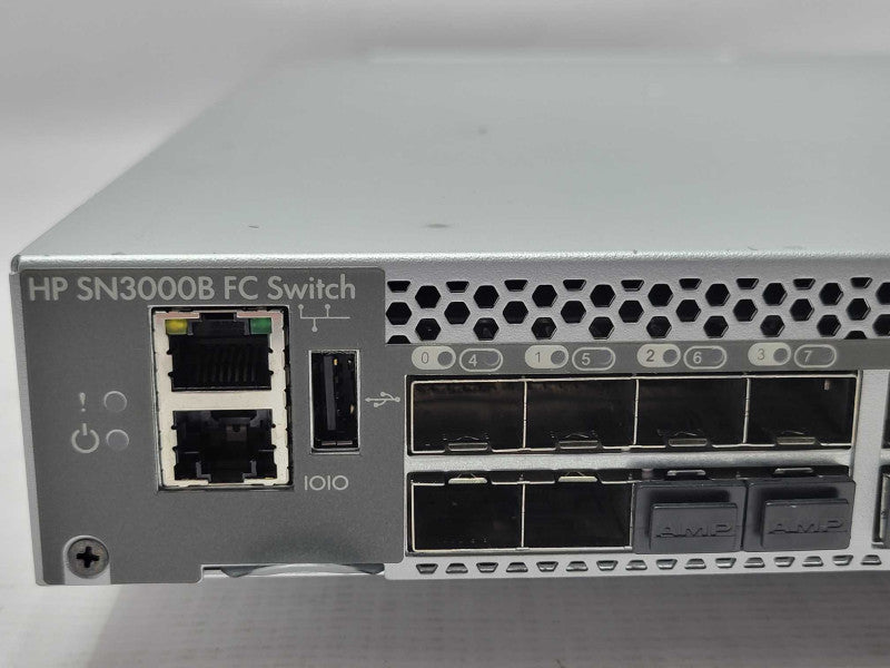 HP SN3000B QW937A 16Gb 24/12 24-Port active 16Gb FC Switch  _