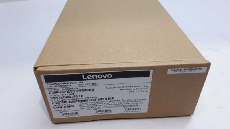 Lenovo ThinkPad USB-C UltraDock 40A90090US Brand new sealed &