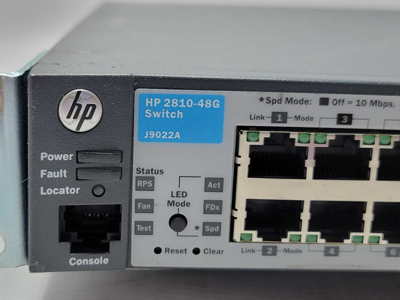 HP ProCurve J9022A 2810-48G 48-Port Gigabit Ethernet Switch _