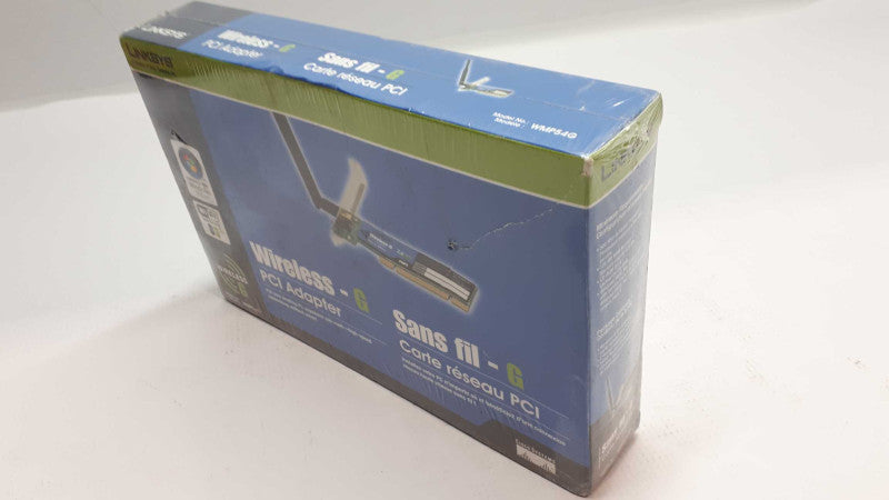 Linksys Cisco Never Opened Wireless G PCI Adapter 54Mbps 2.4GHz Model WMP54G &