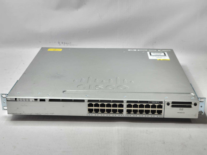 Cisco WS-C3850-24T-S 24-Port Gigabit Network Switch, 1x PSU, READ _