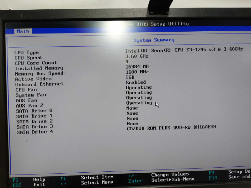Lenovo TS440 Xeon E3-1245 V3 @ 3.40ghz / 16gb ram / 9240-8i raid / READ #