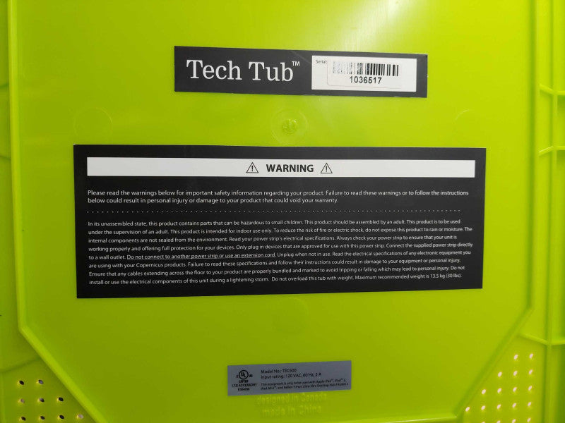 Copernicus Tech Tub Model: TEC500  Q