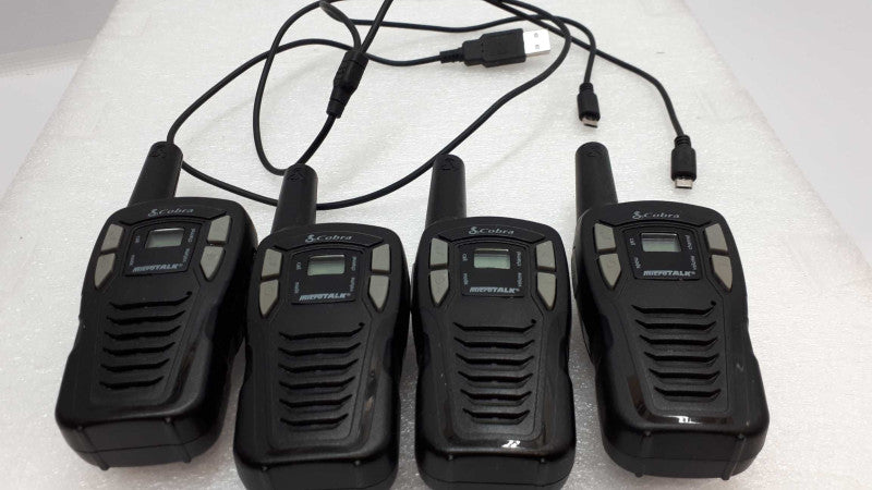 Cobra MicroTalk - Walkie Talkie Set of 4 &