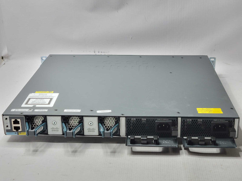 Cisco WS-C3650-24TD-S 24-Port Gigabit + 2x 10GbE IPBase Dual PSU _