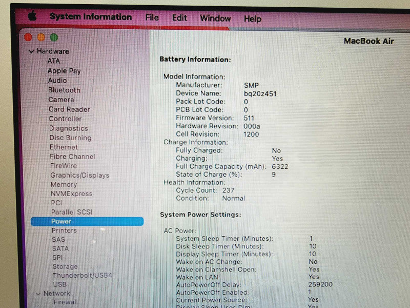 Apple Macbook Air 2015 13\\" Core i5-5250U @ 1.6GHz 8GB DDR3 500GB SSD (