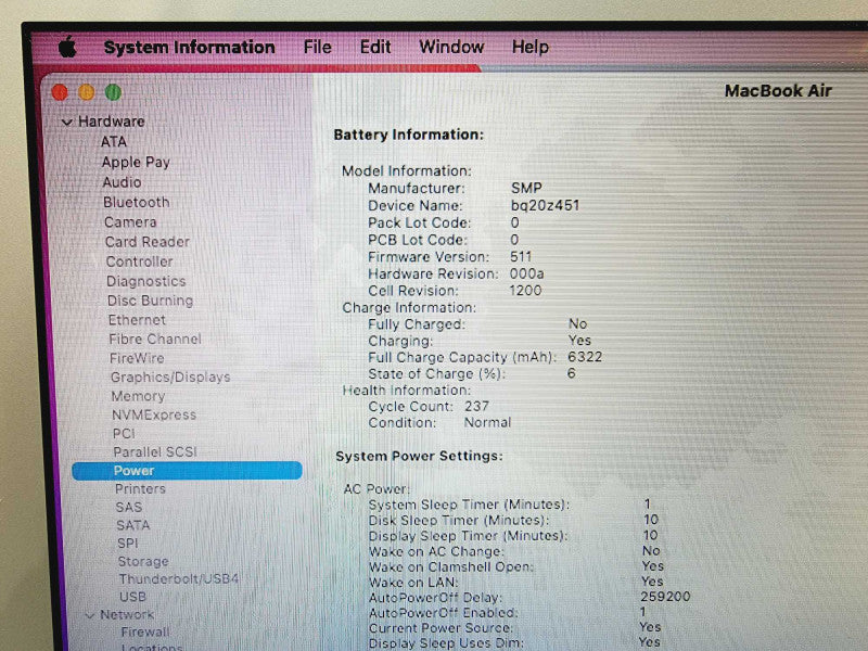 Apple Macbook Air 2015 13\\" Core i5-5250U @ 1.6GHz 8GB DDR3 500GB SSD (