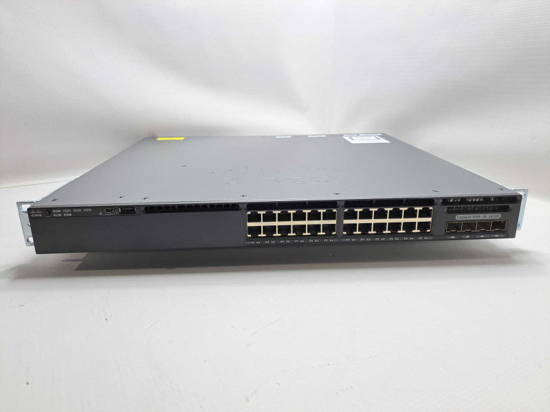 Cisco WS-C3650-24TD-S 2x10G 24-Port Gigabit Ethernet 4-Port SFP Switch )