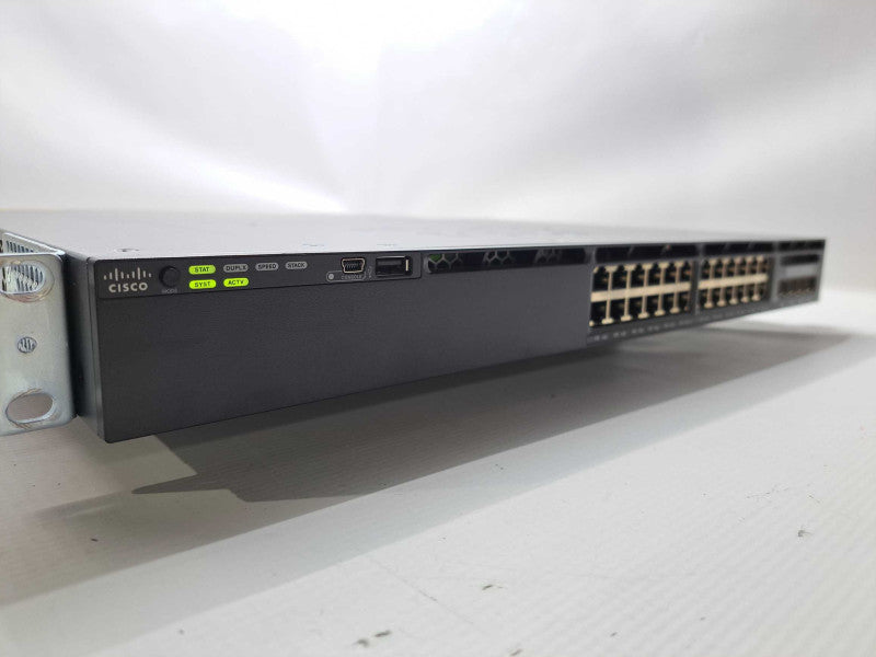 Cisco WS-C3650-24TD-S 2x10G 24-Port Gigabit Ethernet 4-Port SFP Switch )