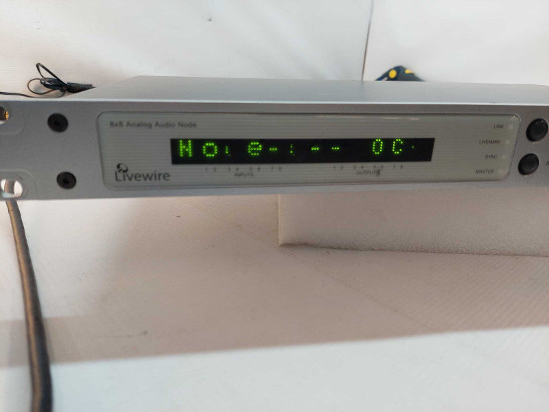 Axia Telos System Livewire 8x8 Analog Audio Node Rack Mountable
