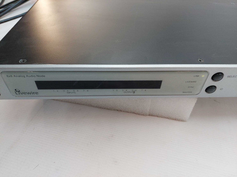 Axia Telos System Livewire 8x8 Analog Audio Node Rack Mountable
