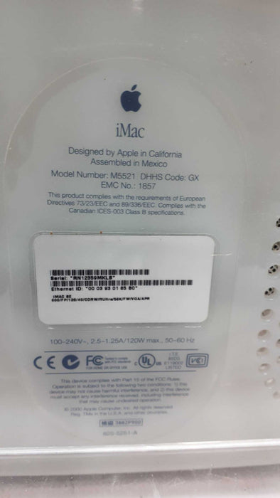 Vintage 1999 APPLE iMac M5521  &