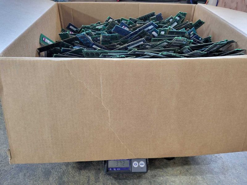 Scrap Non-Heat sink RAM/Memory 82lb/37.2KG AS-IS READ $