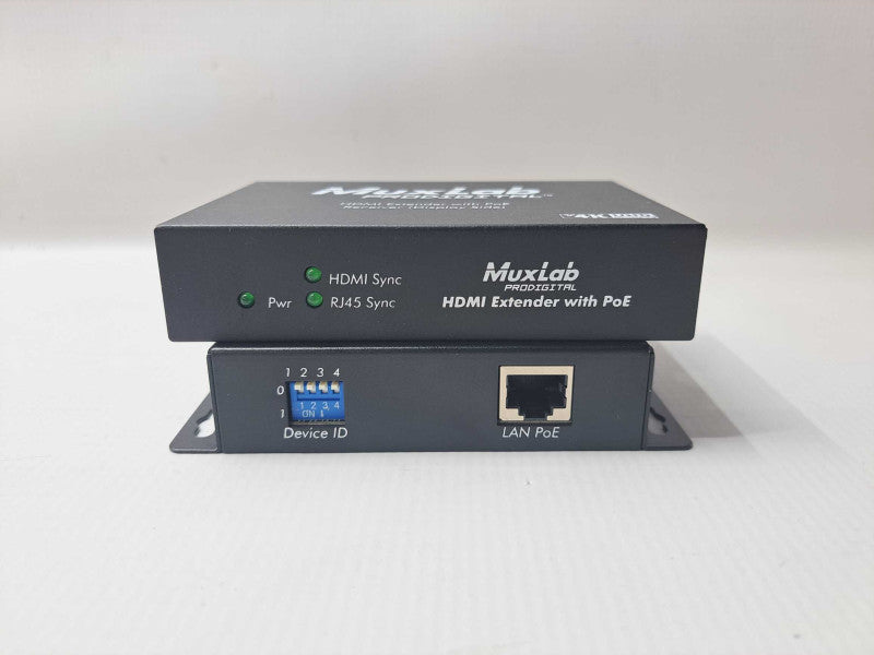 MuxLab UHD-4K HDMI over HDBaseT Lite Extender Kit with PoE )