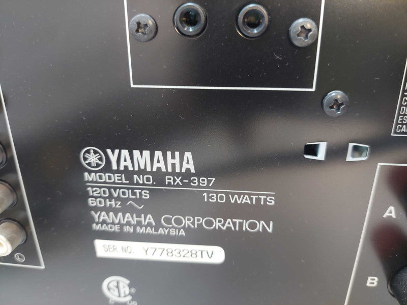 Yamaha Natural Sound Stereo Receiver Model: RX-397