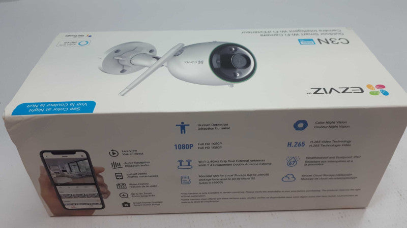 Ezviz CS-C3N White 2MP 1080P Outdoor Internet Bullet Wi-Fi Security Camera Q&