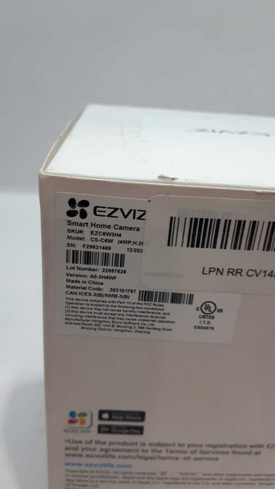EZVIZ CS-C6W 4MP Indoor Camera PTZ with AI Human Detection, Pan Tilt Security &
