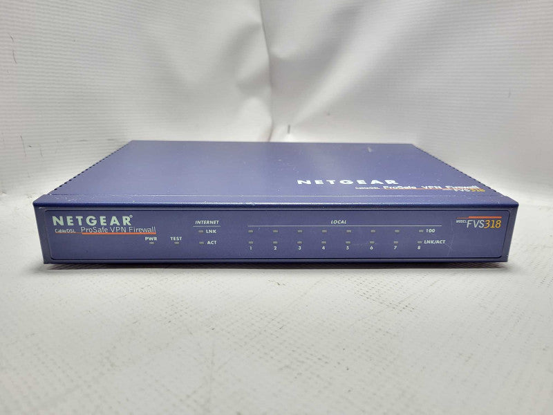 Netgear FVS318 ProSafe 8-Port VPN Firewall Router 802.11b/g/n Q$