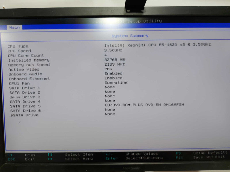 lenovo thinkstation P500 xeon E5-1620 v3 @ 3.50ghz / 32gb ram / quadro K620 #