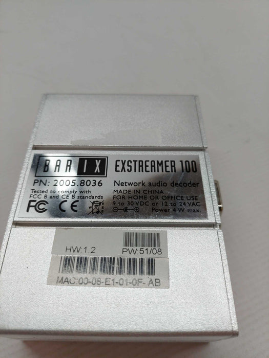 BarIX Exstreamer 100 Network Audio Decoder