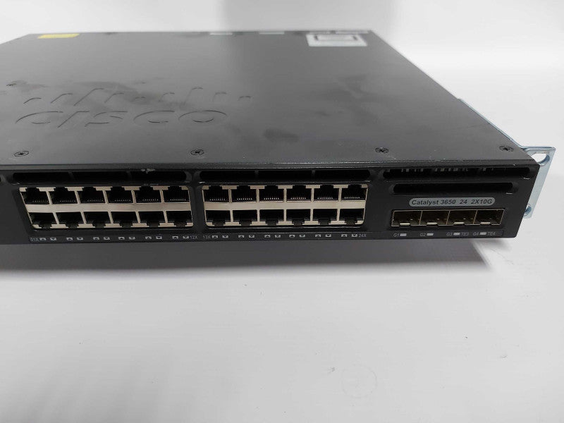 Cisco WS-C3650-24TD-S Catalyst 3650 24-Port + 2x 10GbE - fact reset #