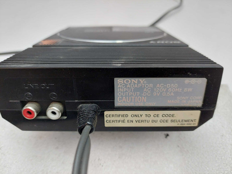 Sony AC Adaptor AC-D50 CD Compact Player , Has power dock