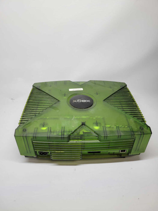 Original Xbox Green Translucent Console Only (AS-IS PARTS)