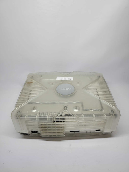 Original Xbox Crystal Clear Translucent Console Only (AS-IS PARTS)