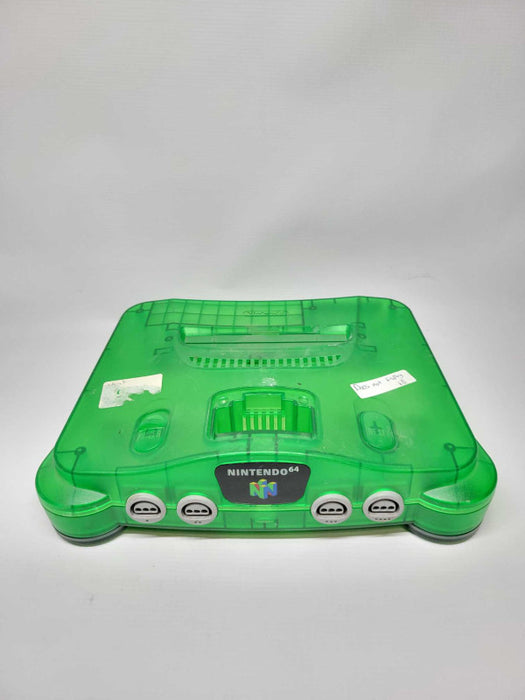 Nintendo N64 Jungle Green Console (AS-IS PARTS) Q