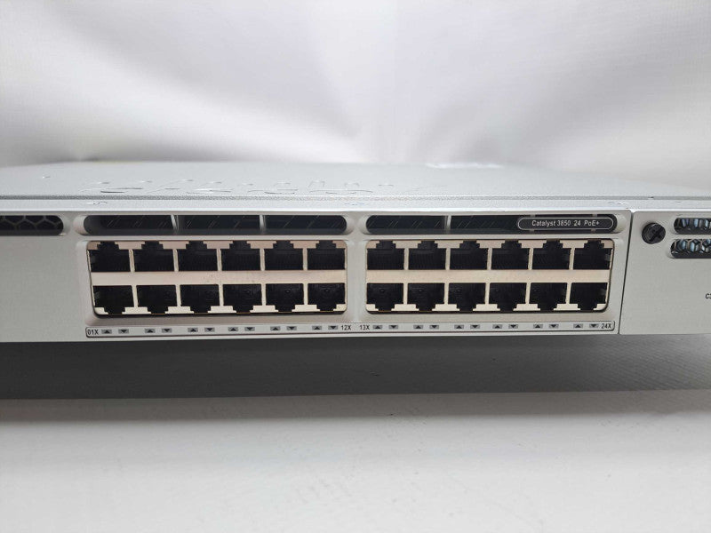 Cisco WS-C3850-24P-S 24-Port Gigabit PoE+ Ethernet Switch 1 x 715W PSU )