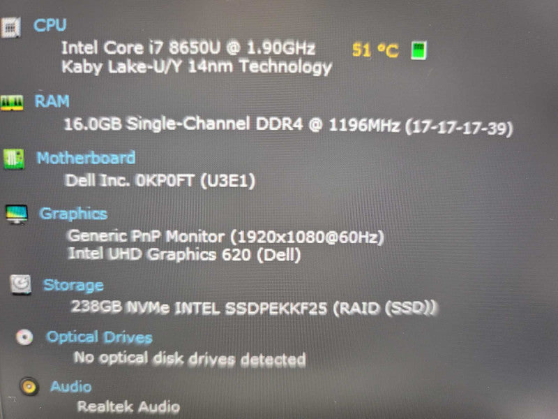 Dell Latitude 7490 i7-8650U @ 1.90, 16GB DDR4, 256GB m.2  Î²