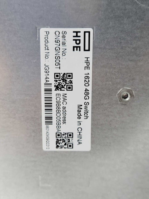 HPE OfficeConnect 1620 JG914A 48 port Gigabit network switch  Q_