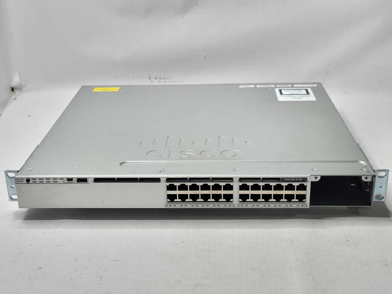 Cisco WS-C3850-24P-S 24-Port Gig PoE+ Switch 1x PWR-C1-715WAC, READ _