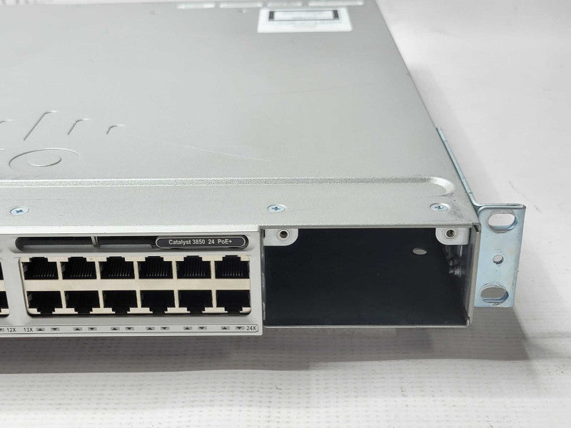 Cisco WS-C3850-24P-S 24-Port Gig PoE+ Switch 1x PWR-C1-715WAC, READ _