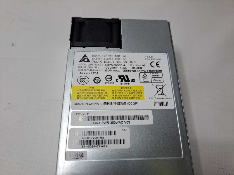 Cisco C3KX-PWR-350WAC AC Power for 3560X 3750X Switches Q)
