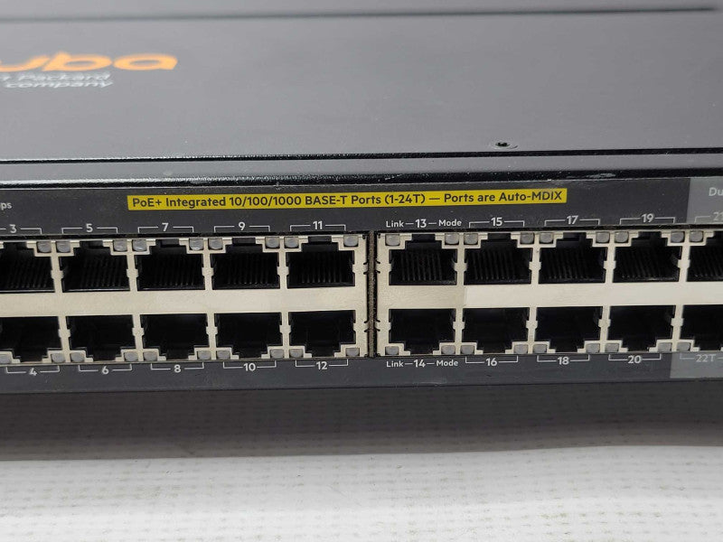 Aruba 2920-24G PoE+ J9727A 24-Port Managed Gigabit Ethernet Switch, READ _