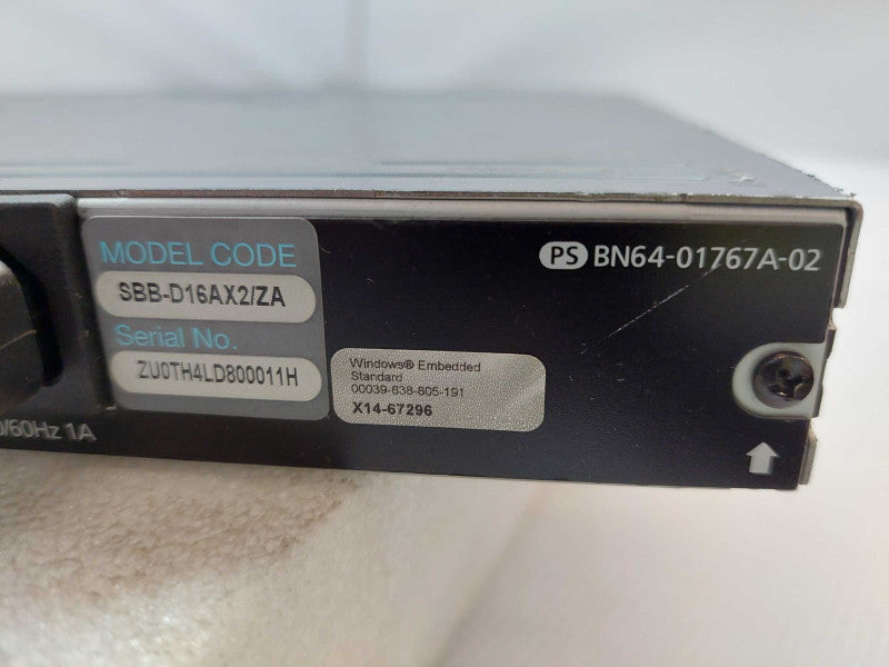 Samsung Colour Display Unit Model: SBB-A Model Code: SBB-D16AX2/ZA