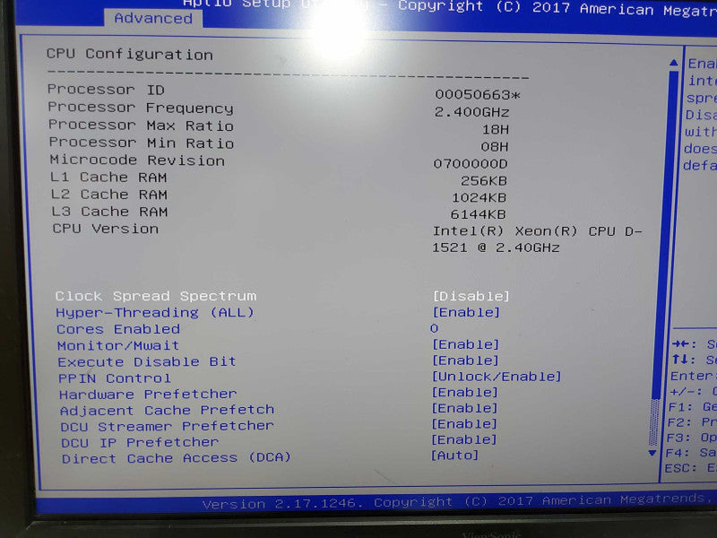 datto s3b2000 X10SDV-4C-TLN2F Xeon D-1521 @ 2.40ghz / 32gb ram  #