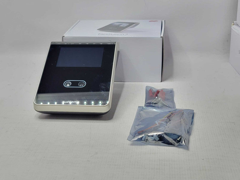 Suprema FaceStation2 BioStar 2 FS2-AWB Face Recognition Access Control, READ Q_