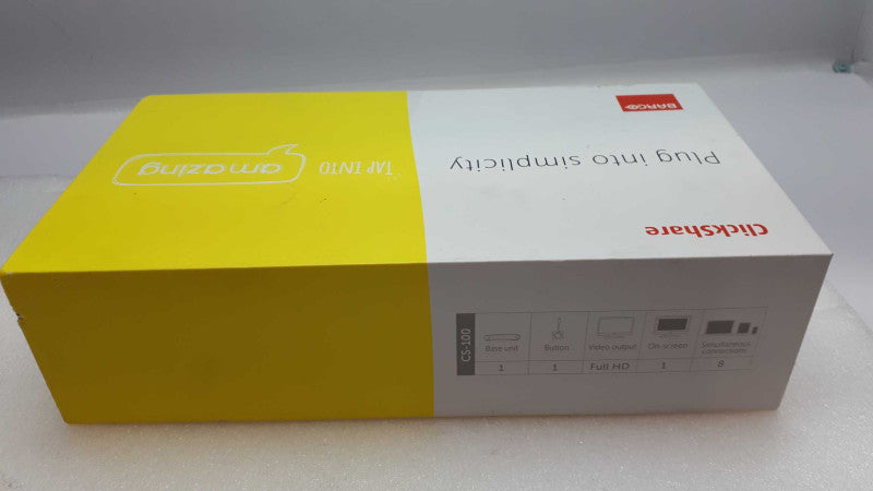 Barco clickshare cs-100 R9861510 Wireless Presentation System withy Charger &
